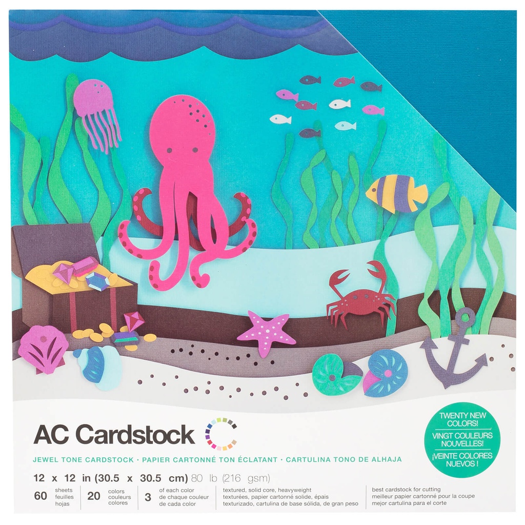 Block de Cartulina AC Cardstock Tono de Alhaja