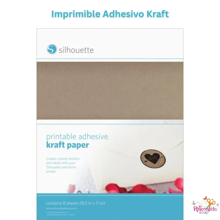 Imprimible Adhesivo Kraft