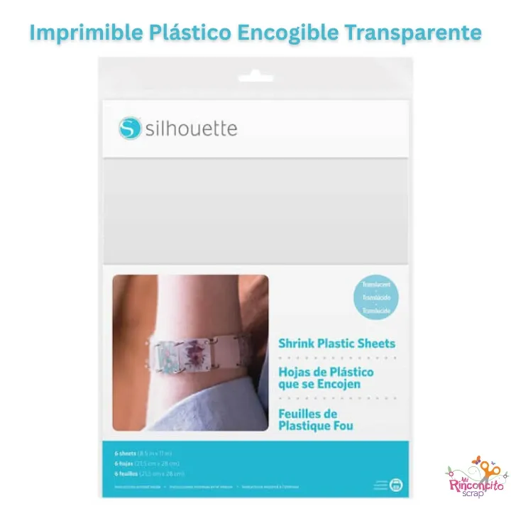 [MEDIA-SHRINK-CLR] Imprimible Plástico Encogible Transparente