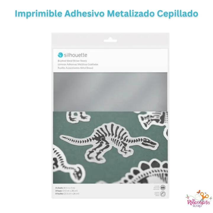 [MEDIA-MTL-ADH] Imprimible Adhesivo Metalizado Cepillado
