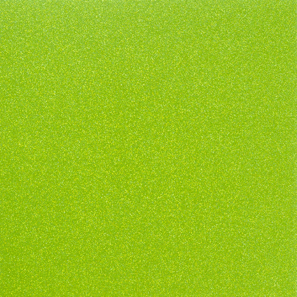 Cartulina 12x12 Glitter Verde Limón