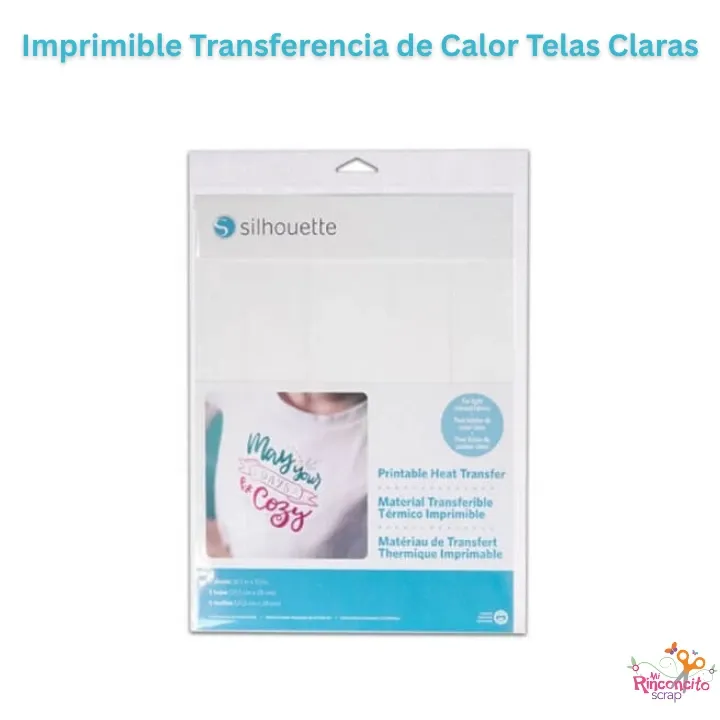 [HEAT-PRINT-LT-3T] Imprimible Transferencia de Calor Telas Claras