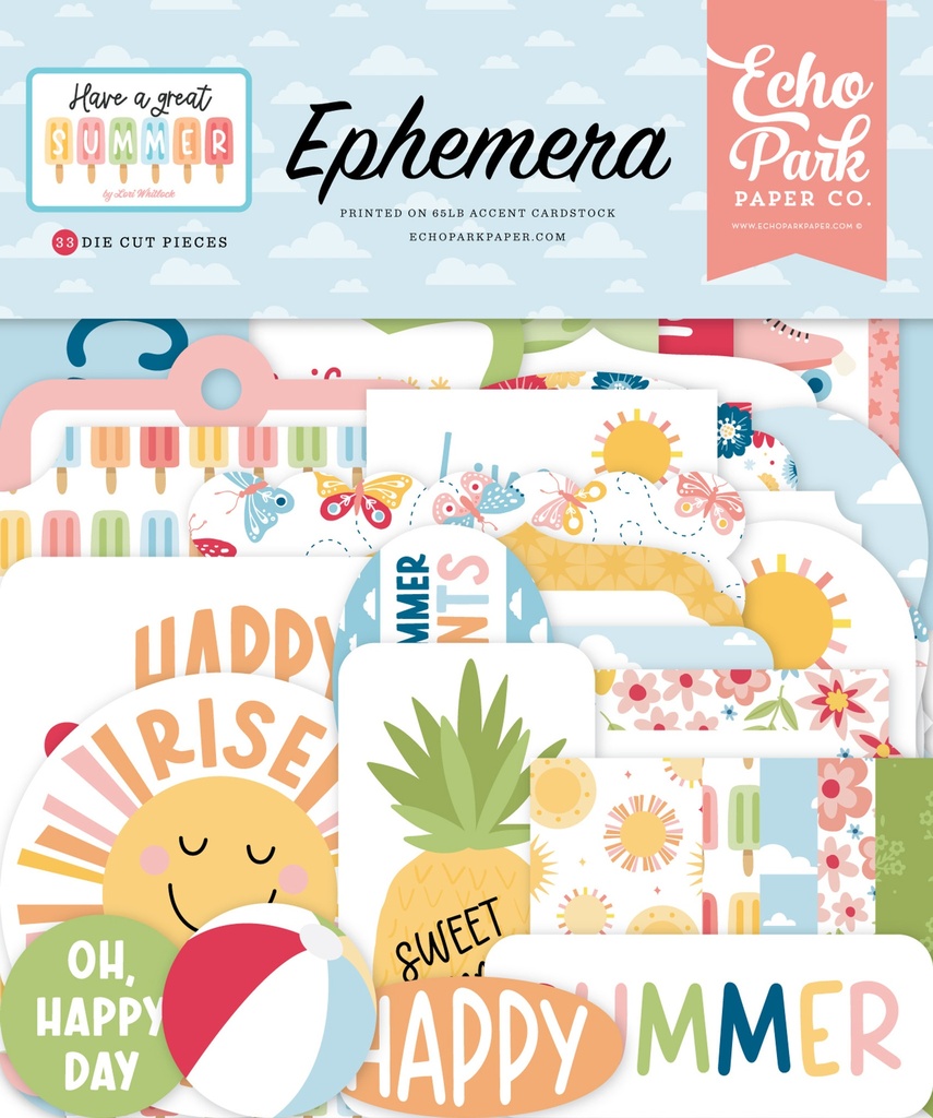 Have A Great Summer - Echo Park - Efémera