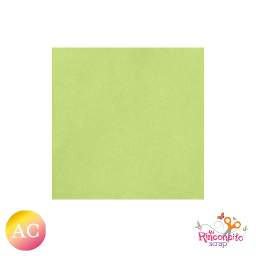AC Cartulina Lisa 12X12 Limonada
