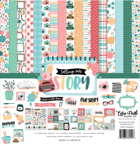 Telling Our Story - Echo Park - Papeles de Colección Premium 12x12 pulgadas