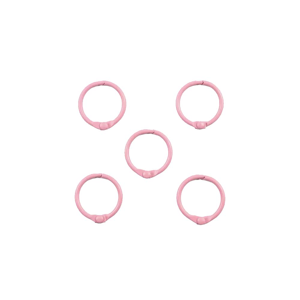 Argollas de Metal Rosa