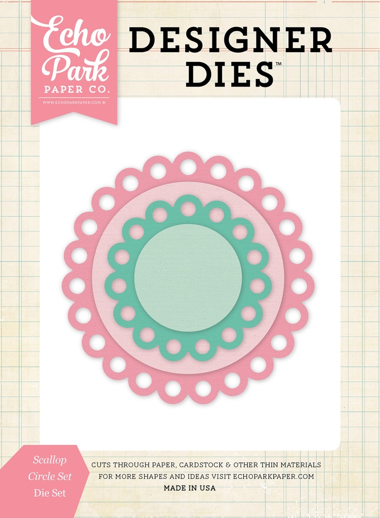 Troqueles - Scallops con Círculos