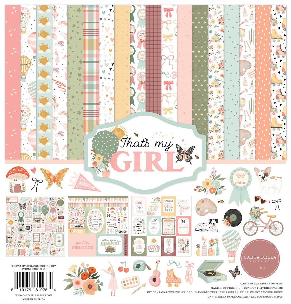 That's My Girl - Echo Park - Papeles de Colección Premium 12x12 Pulgadas