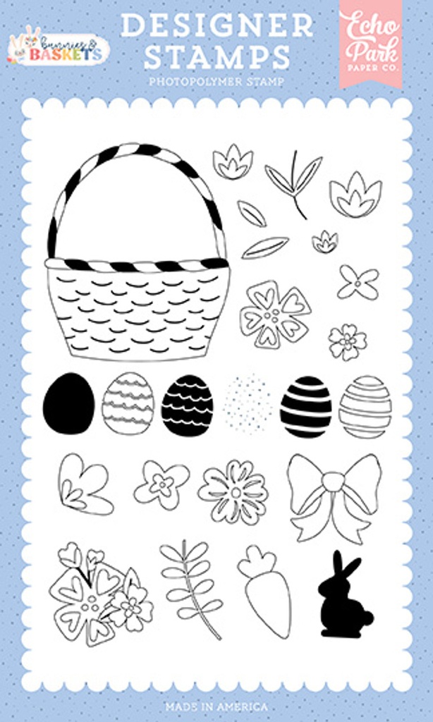 Bunnies and Baskets - Echo Park - Sellos