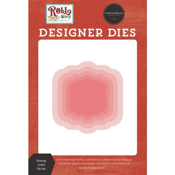 Troqueles - Nesting Label, Roll With It Carta Bella