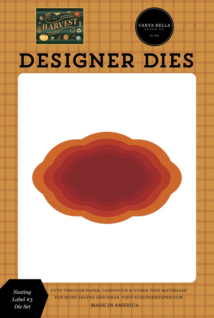 Harvest - Juego de Troqueles Grande de Etiquetas #3