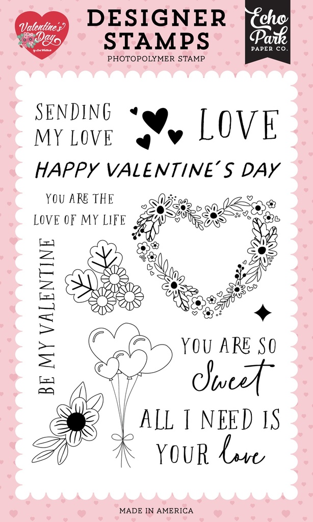 [VD406044] Set de Sellos - Valentines Day Echo Park