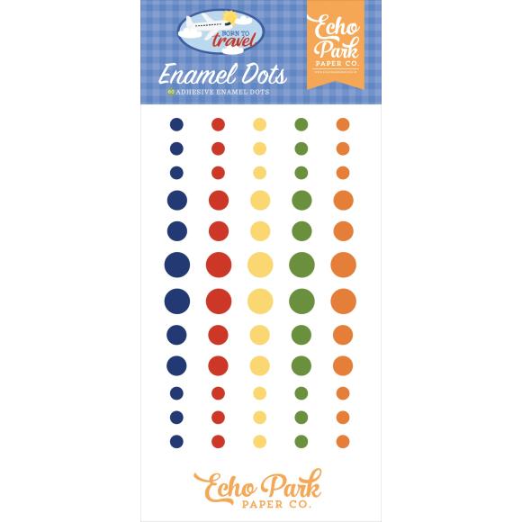 Born To Travel - Echo Park - Enamel Dots