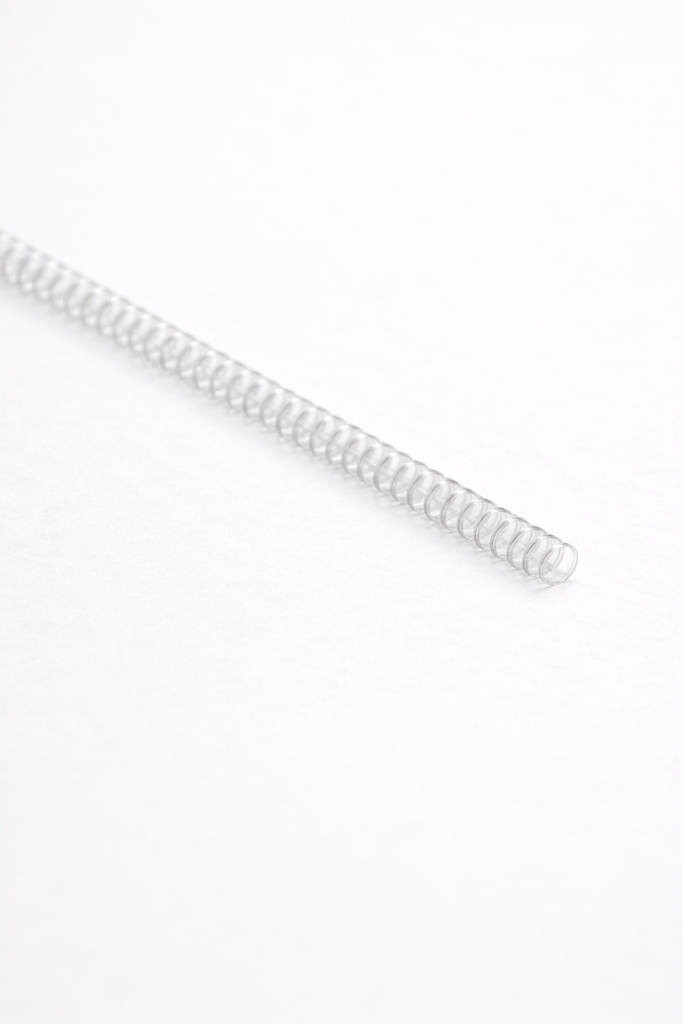 [3115] Resorte Espiral Transparente 9MM (3/8) in