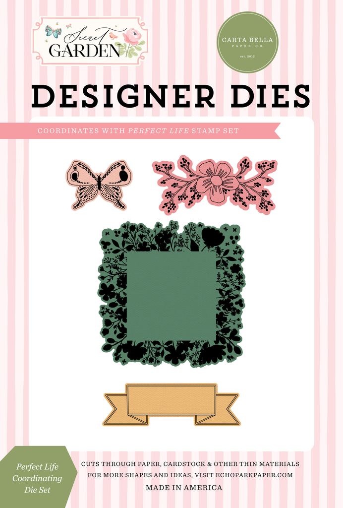 Secret Garden - Echo Park - Perfect Life Coordinating Large Die Set