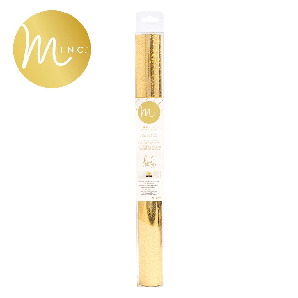 Minc Foil 12in Estrellas de Oro