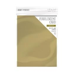 Craft Perfect Cartulina Perlada Oro Majestuoso 8.5 x 11 in