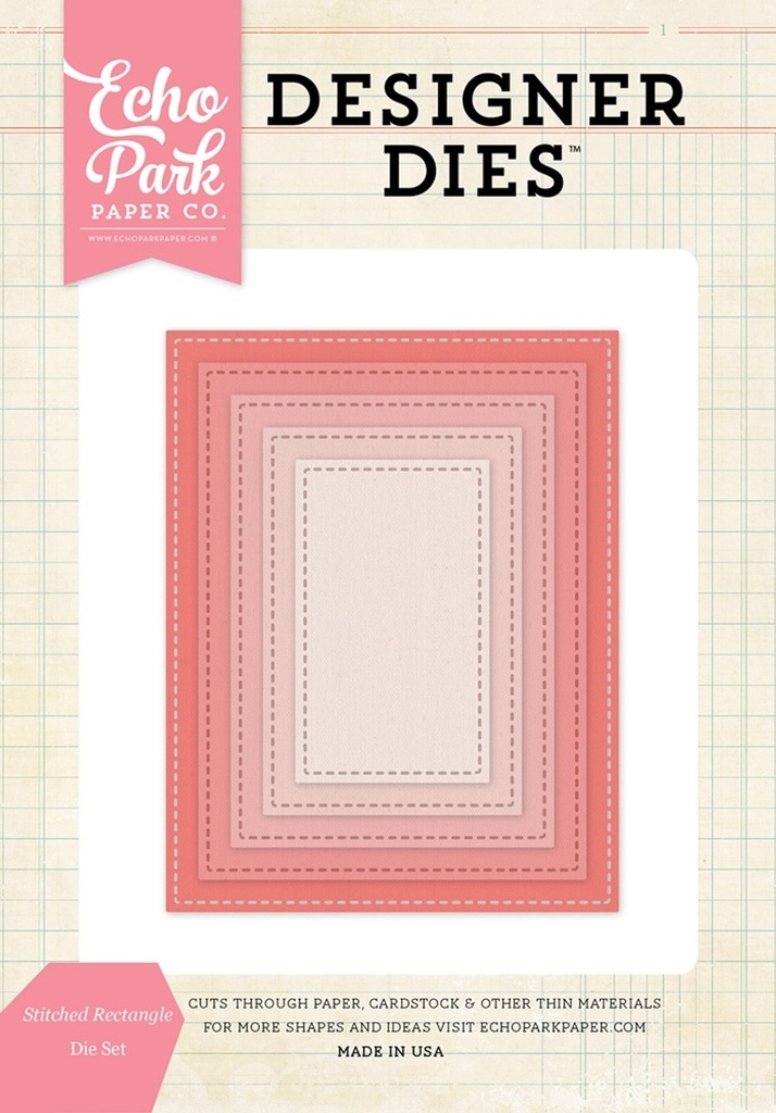 Troqueles - Rectágulos Bordados