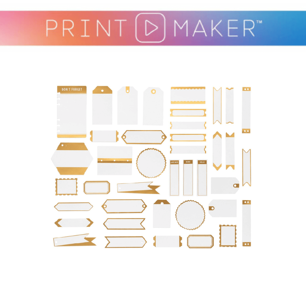 Print Maker Tags con Foil