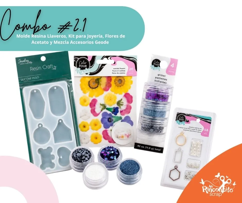 Combo 2 - Letras, llaveros y detalles personalizados