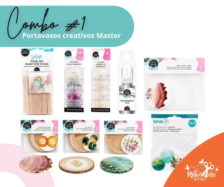 Combo 1- Portavasos creativos-Master-