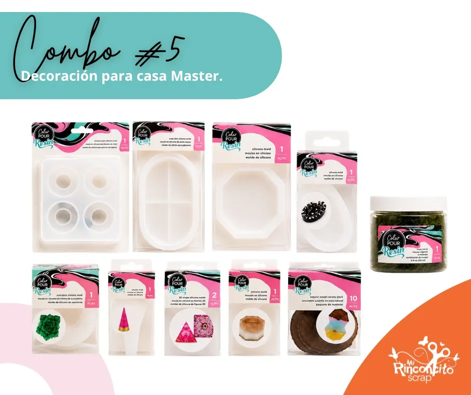 Combo 5- Decoracion para casa- Master-