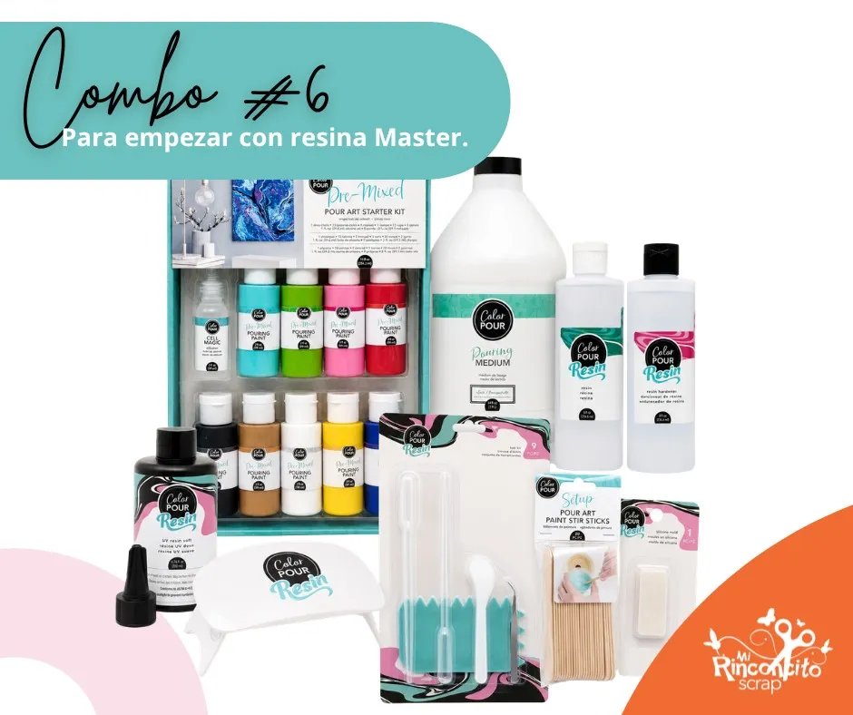 Combo 6 - Para empezar con resina - Master-