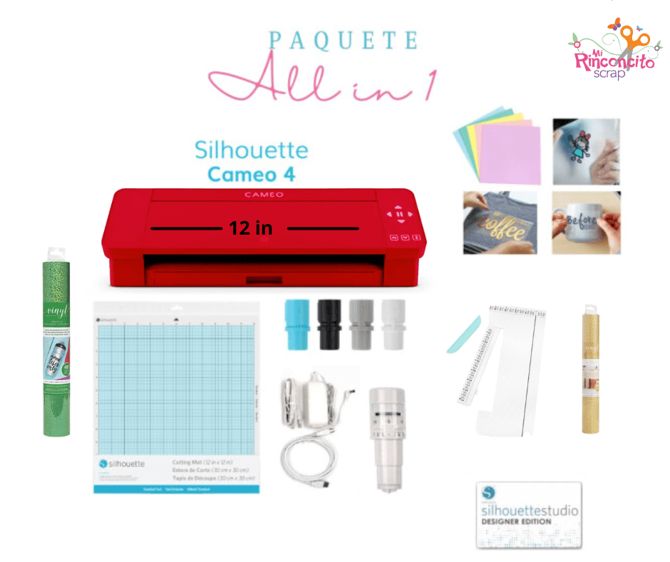 Cameo 4 12in Rojo All in 1