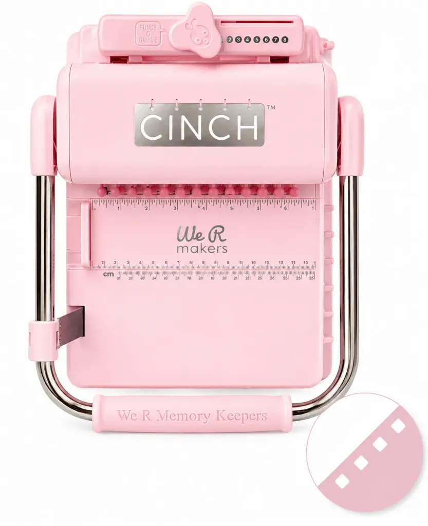 Encuadernadora Cinch Rosa - Edición Especial