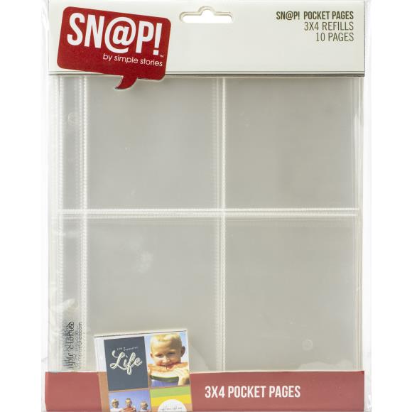 Sn@p! Pocket Pages For 6"X8"