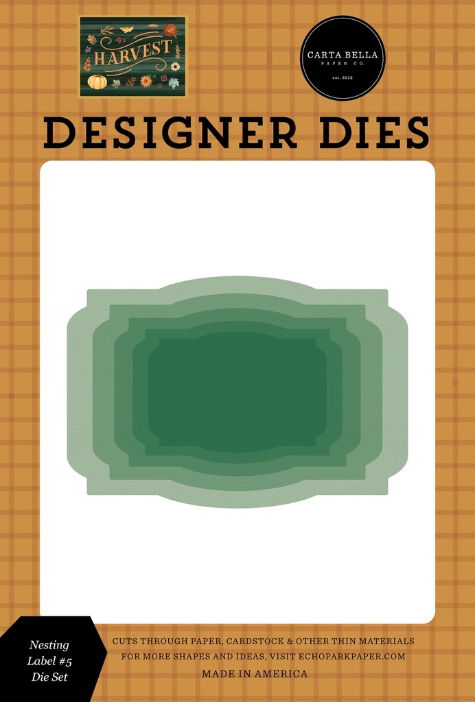 Harvest - Juego de Troqueles Grande de Etiquetas #5