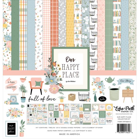 Our Happy Place - Papeles de Colección Premium 12x12 Pulgadas