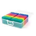 Caja Plástica para Manualidades de Colores