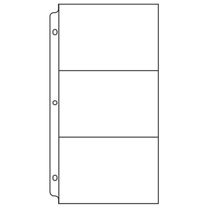 Fundas 6x12 in -3 divisiones