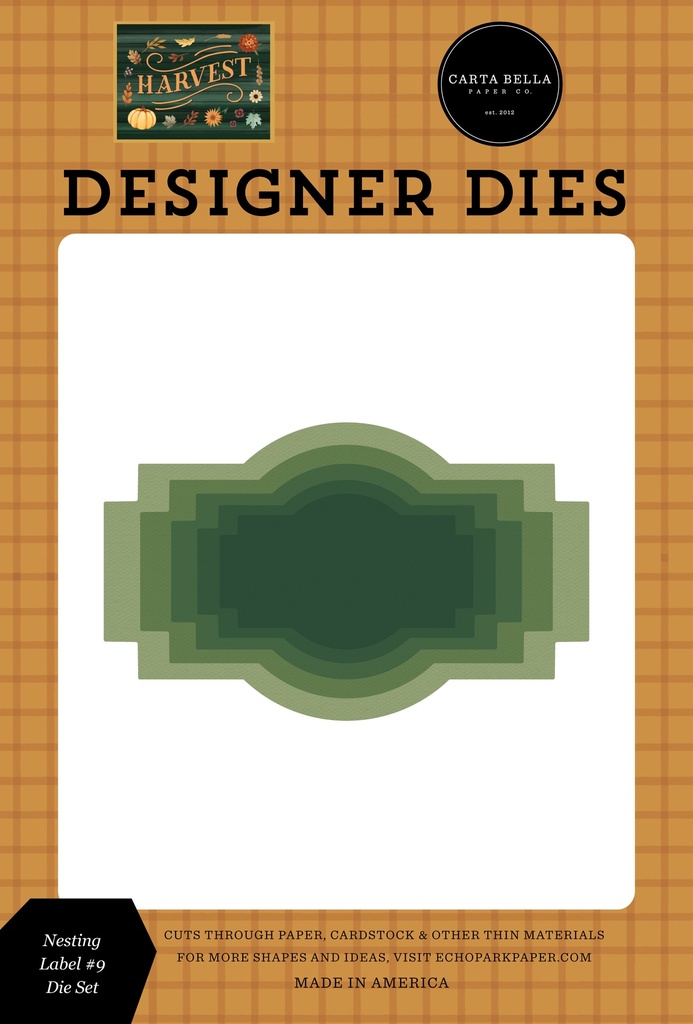 Harvest - Juego de Troqueles Grande de Etiquetas #9.