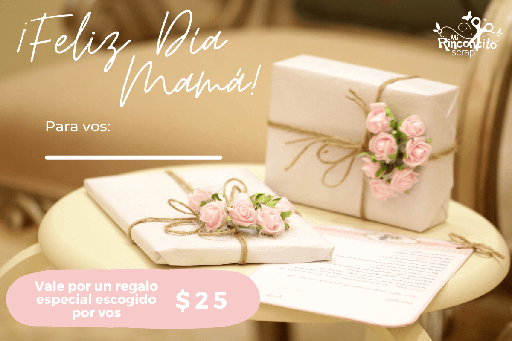 [REG-MADRES25] Tarjeta de Regalo Día de las Madres $25