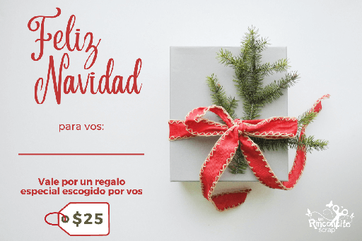 [REG-NAVIDAD25] Tarjeta de Regalo Navidad $25