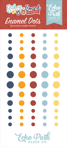 [BOB415028] Baby On Board Boy - Echo Park - Enamel Dots