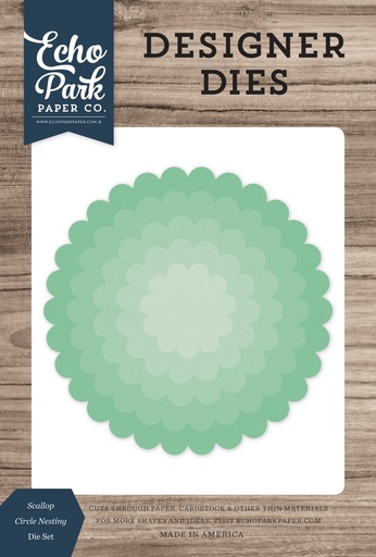 [EPPDIE1382] Troqueles - Círculos en Scallop sin ojales