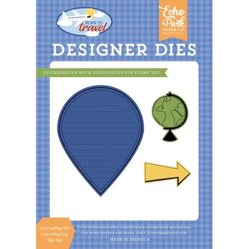 [BTT425042] Born to travel - Echo Park - Die Set