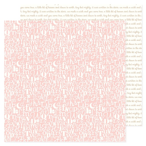 [34030036] Hello Little Girl - Cartulina con diseño 12x12