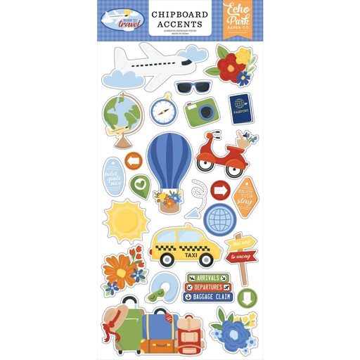 [BTT425021] Born to - Echo Park -  Chipboard Accents