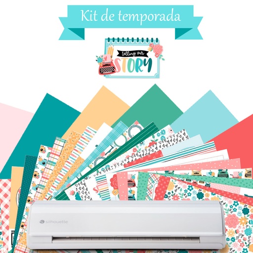 07 Silhouette Cameo 5 12in Blanca - Kit de Mayo -