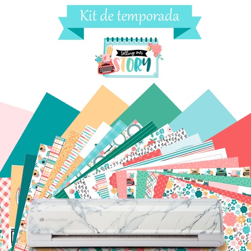 05 Silhouette Cameo 5 12in Mármol - Kit de Temporada -