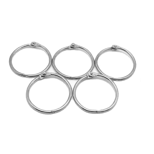 [1234567] Argollas plateada 1.5