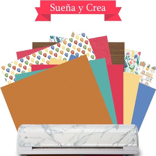 03 Silhouette Cameo 5 12in Mármol - Kit de Temporada - Llegó el verano!
