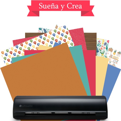 03 Silhouette Cameo 5 12in Negra - Kit de Temporada - Llegó el verano!