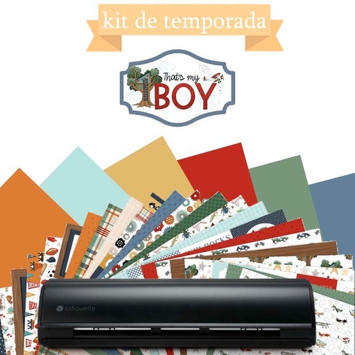 08 Silhouette Cameo 5 12in Negra - Kit de Temporada - Papá eres el Mejor!