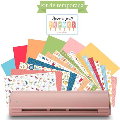 03 Silhouette Cameo 5 12in Rosa - Kit de Temporada - Llegó el verano!