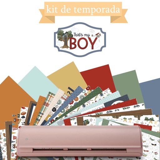 09 Silhouette Cameo 5 12in Rosa - Kit de Temporada - Papá eres el Mejor!